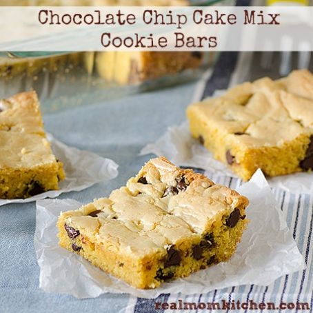 Cake Mix Cookie Bars