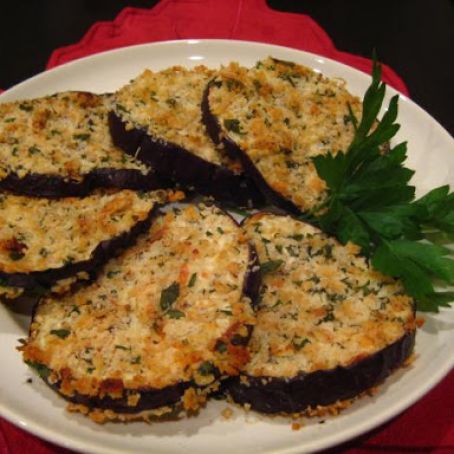 Oven Fried Eggplant (Aubergine)
