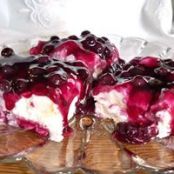 Blueberry Angel Food Cheesecake 