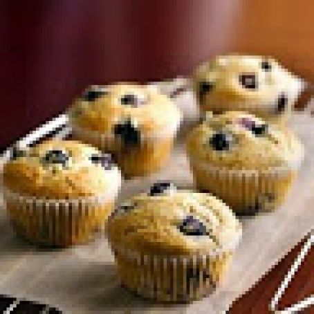 Spiced Blueberry Muffins