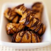 Chocolate-Splattered Pretzels