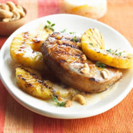 Grilled Pork and Pineapple