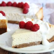 Vanilla Bean Cheesecake with Chocolate Mousse