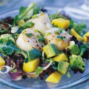Scallop, Mango and Avocado Salad