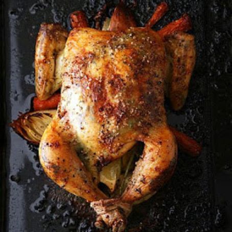 Roast Chicken with Sage and Garlic