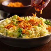 Creamy Cheese Broccoli Rice Bake