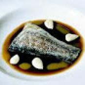 Hot Black Truffle Gelatin With Cod Skin