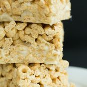 Honey Nut Cheerios & Banana Marshmallow Cereal Treats