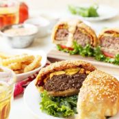 Bacon Cheeseburger Wellington