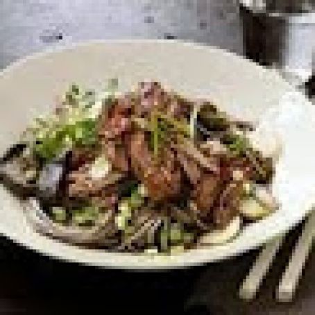 Asian Pork with Noodles