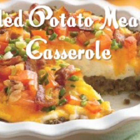 Loaded Potato Meatloaf Casserole