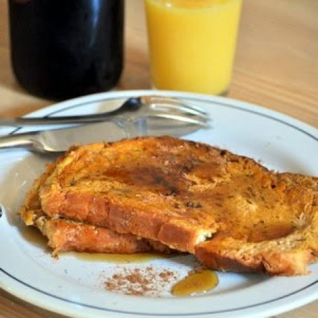 Pumpkin Pie French Toast
