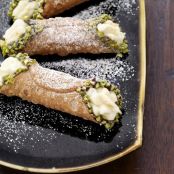 Chocolate-Pistachio Cannoli