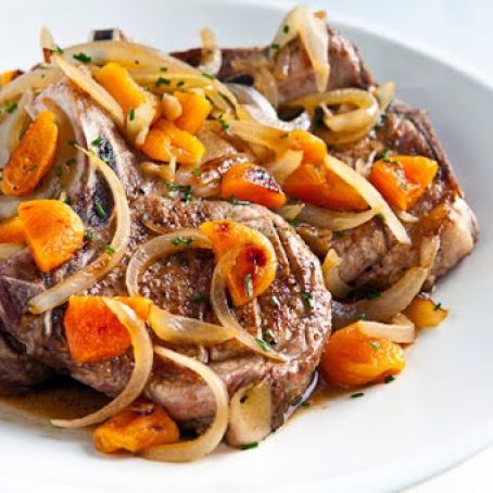 Pork Chops with Apricot Brandy Sauce Recipe