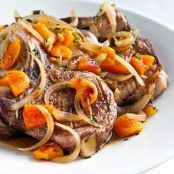 Pork Chops with Apricot Brandy Sauce Recipe