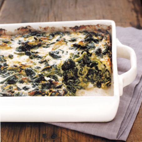 Baked Spinach and Gruyère