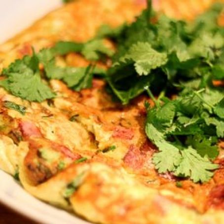 Paul Qui's Thai-Style Ham Omelet