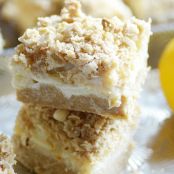 White Chocolate Lemon Streusel Bars