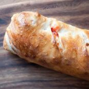 SAUSAGE-AND-MUSHROOM STROMBOLI