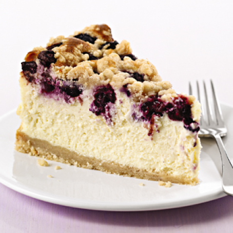 Blueberry Struesel Cheesecake