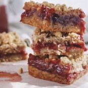 Strawberry Jam Crumble Bars