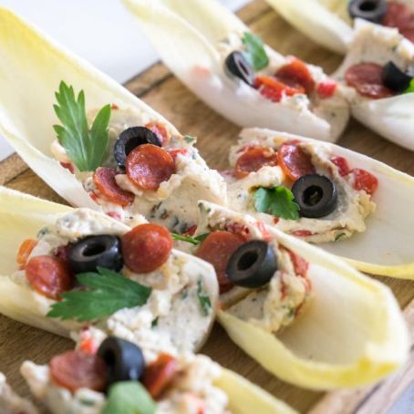 Pimento Cheese in Endive Cups