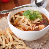 Slow Cooker Chicken Tortilla Soup