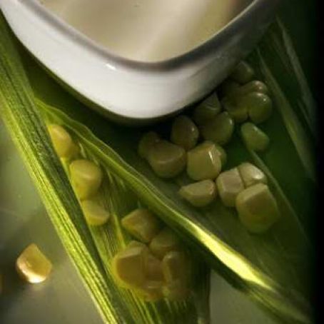 Chilled corn soup