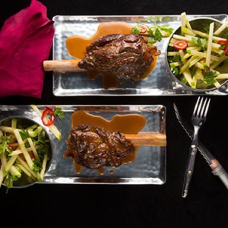Manischewitz-Braised Lamb Shank (Yes, Really)