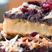 Chocolate Coconut Cookie Bars