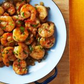 Lemon Cilantro Shrimp for Two