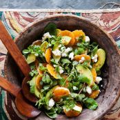 Avocado & Tangerine Salad with Jalapeno Vinaigrette
