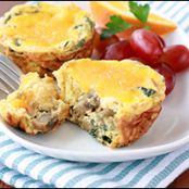 Extra-Cheesy Mini Egg Bakes