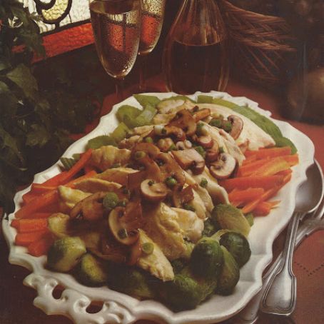 Chicken & Veggies in Marsala Sauce