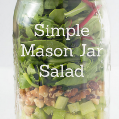 Simple Mason Jar Salad