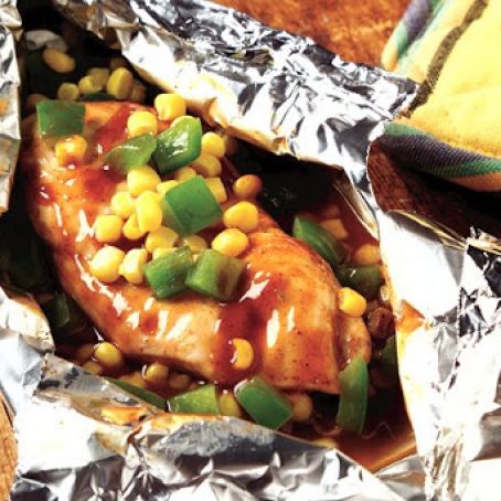 Barbecue Chicken Packets