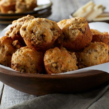 Mexican Style Sausage Cornbread Muffins