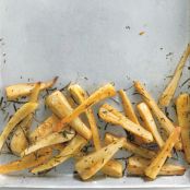 Baked Parsnip Fries with Rosemary