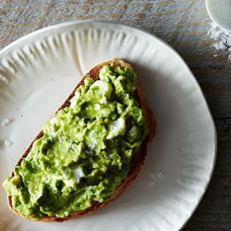 AVOCADO TOAST****Avocado, Feta, and Mint on Toast