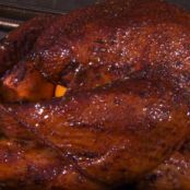 Mesquite Smoked Turkey with a Peach Glaze