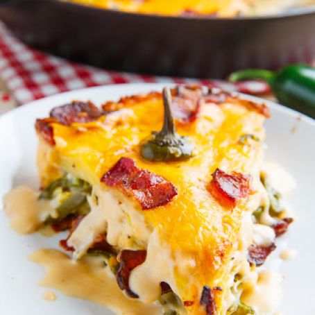 Jalapeno Popper Potato Gratin