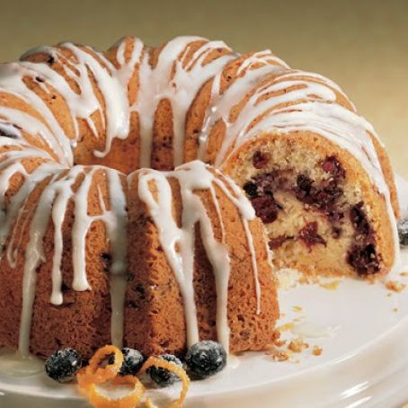 Blueberry-Cherry Coffee Cake