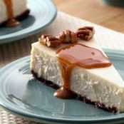 Cake - Cheesecake - Lowfat w/Carmel sauce