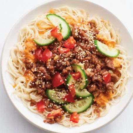 Spicy Pork Noodle Bowl