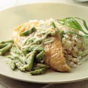 Chicken & Asparagus with Melted Gruyere