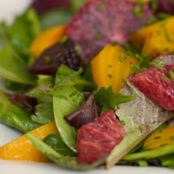 Roasted Beet and Blood Orange Salad with Spicy Greens Recipe