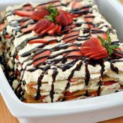 No-Bake Strawberry Icebox Cake