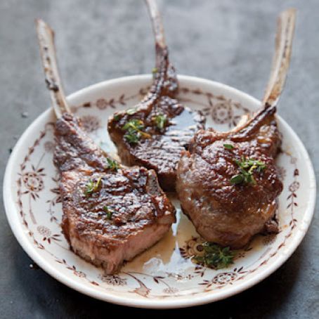 Lemon-Thyme Lamb Chops