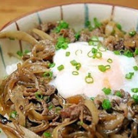 GYUDON-TERNERA CON ARROZ