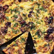 Mushroom, Leek, and Fontina Frittata